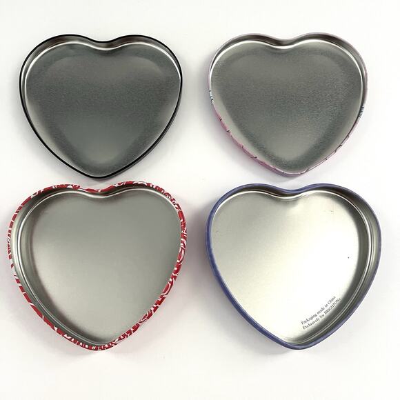 6 Brighton Metal Pencil Case Heart Jewelry Tin Gift Boxes Storage Lot EMPTY - Picture 6 of 7
